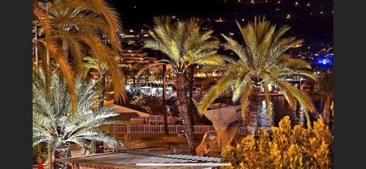 Menton Centre Vue Imprenable Sur Mer Et Jardin Bioves Exterior foto