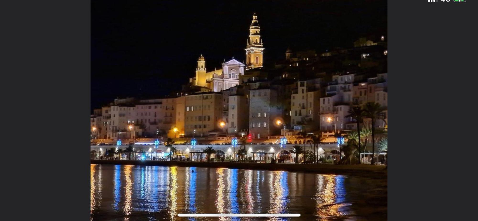 Menton Centre Vue Imprenable Sur Mer Et Jardin Bioves Exterior foto