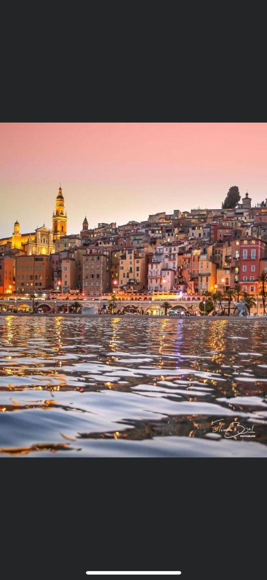 Menton Centre Vue Imprenable Sur Mer Et Jardin Bioves Exterior foto